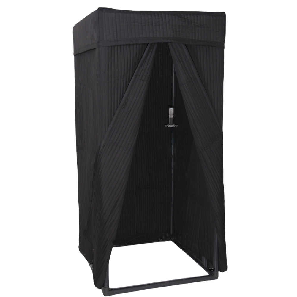 Portable Vocal Booth / Sound Dampening Recording Booth Studio Equipment for Crisp Dry Echo Free Vocals at Home & On the Road – Easy to Assemble & Travel Bag Included