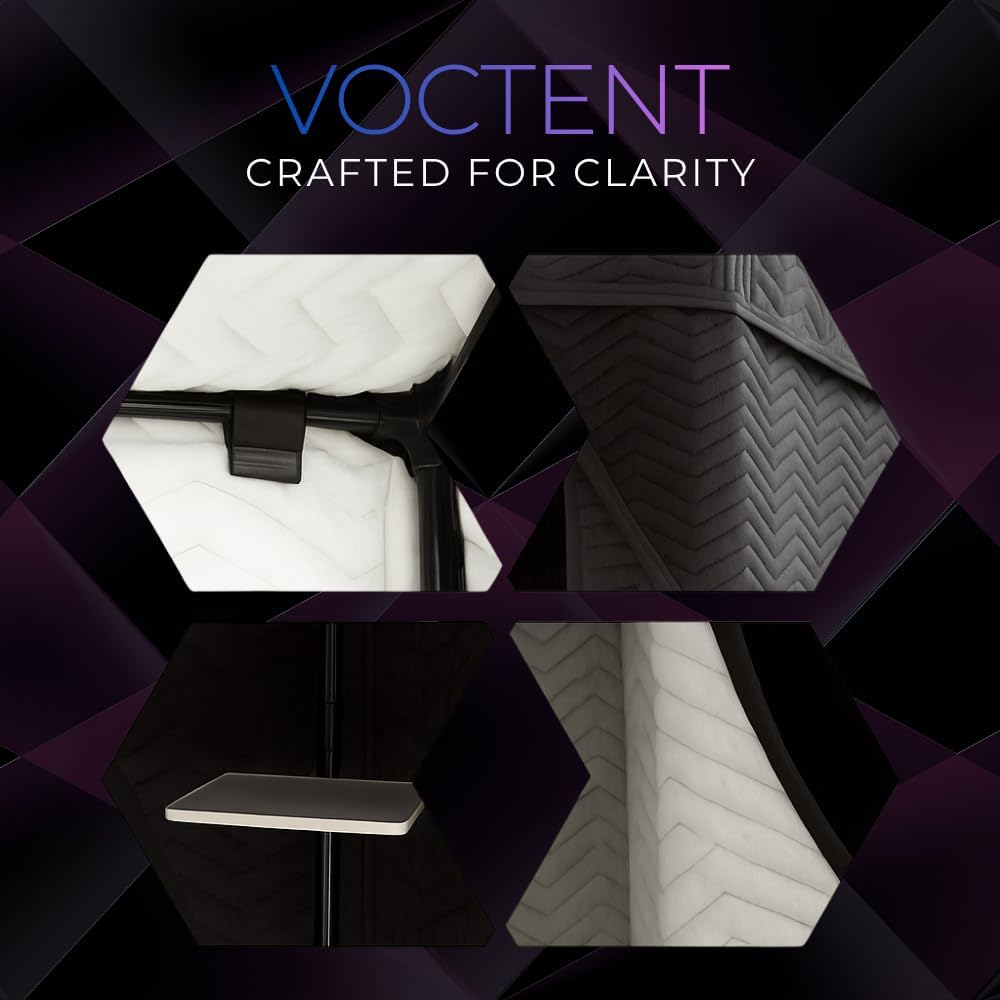 Portable Recording Booth for Home Studio, Vocal Booth for Voiceover