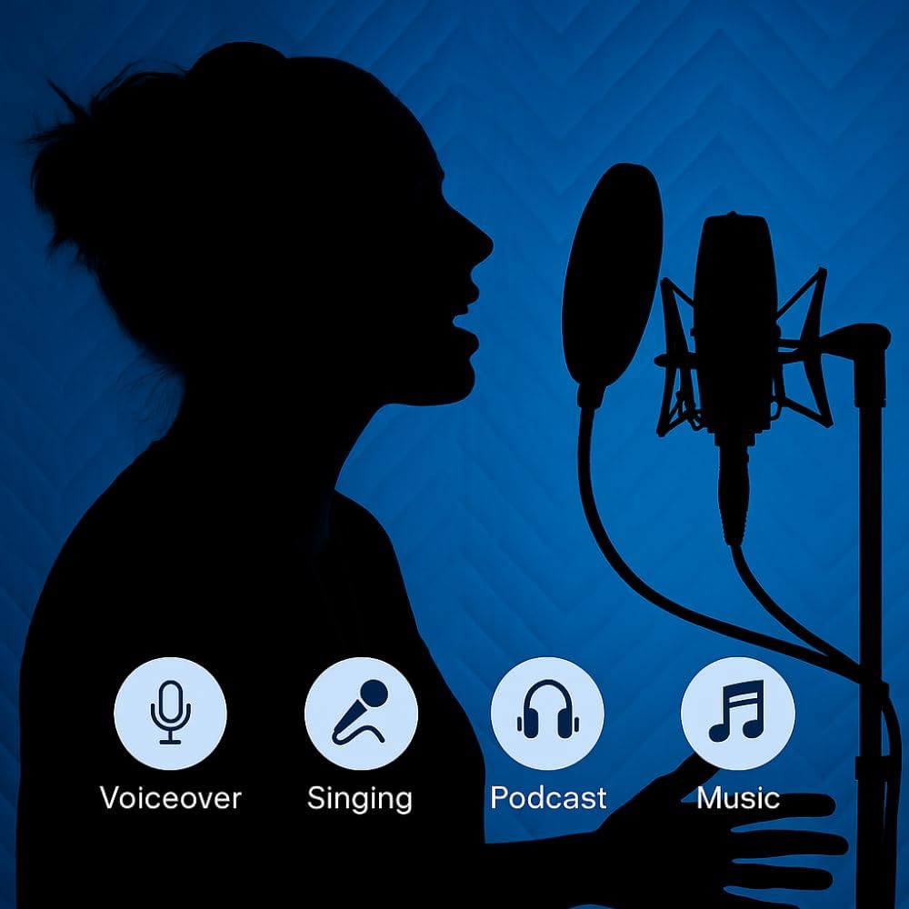 Portable Recording Booth for Home Studio, Vocal Booth for Voiceover