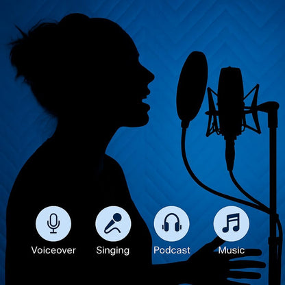 Portable Recording Booth for Home Studio, Vocal Booth for Voiceover