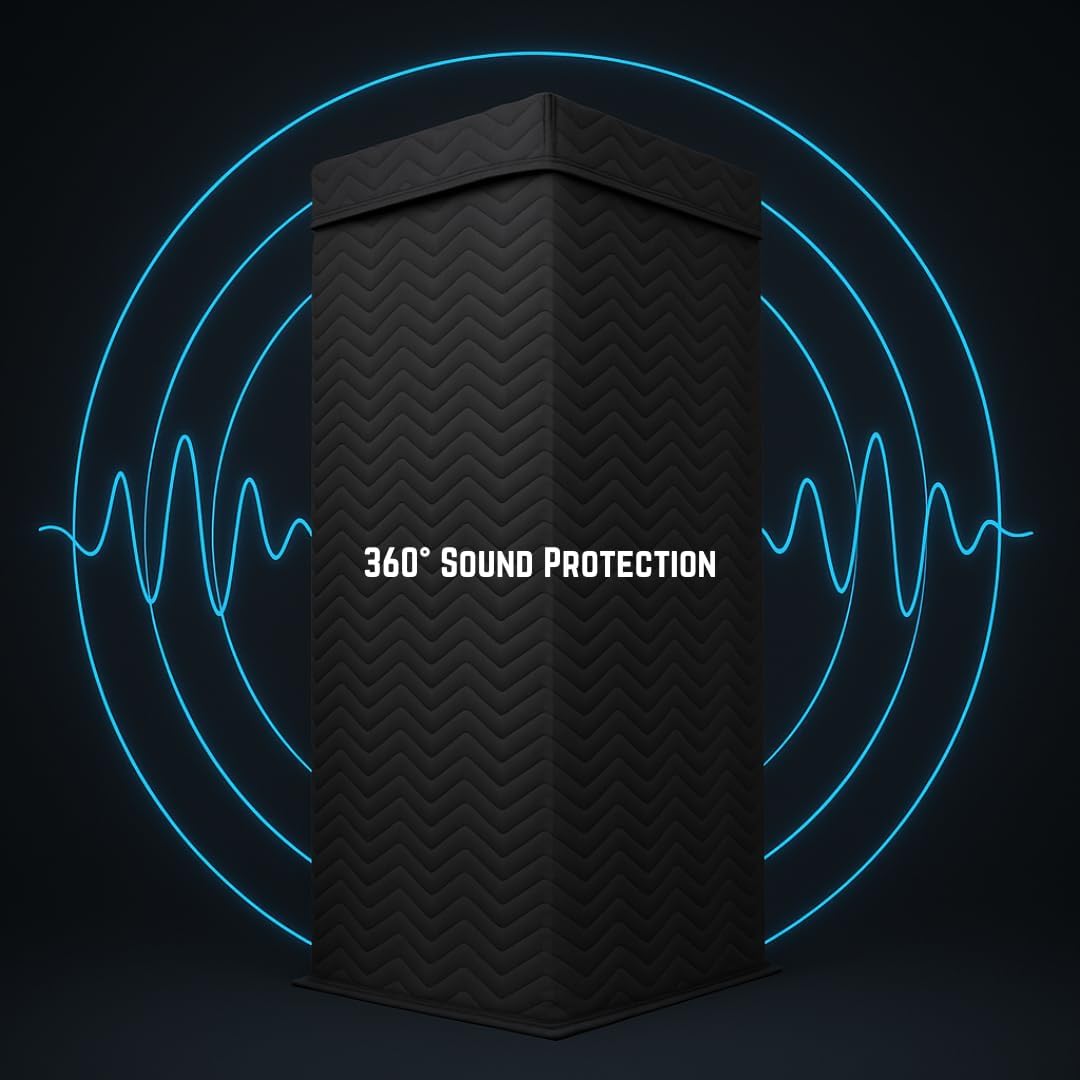XL Portable Vocal Booth for Recording, Home Studio Booth for Voiceover