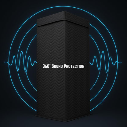 XL Portable Vocal Booth for Recording, Home Studio Booth for Voiceover
