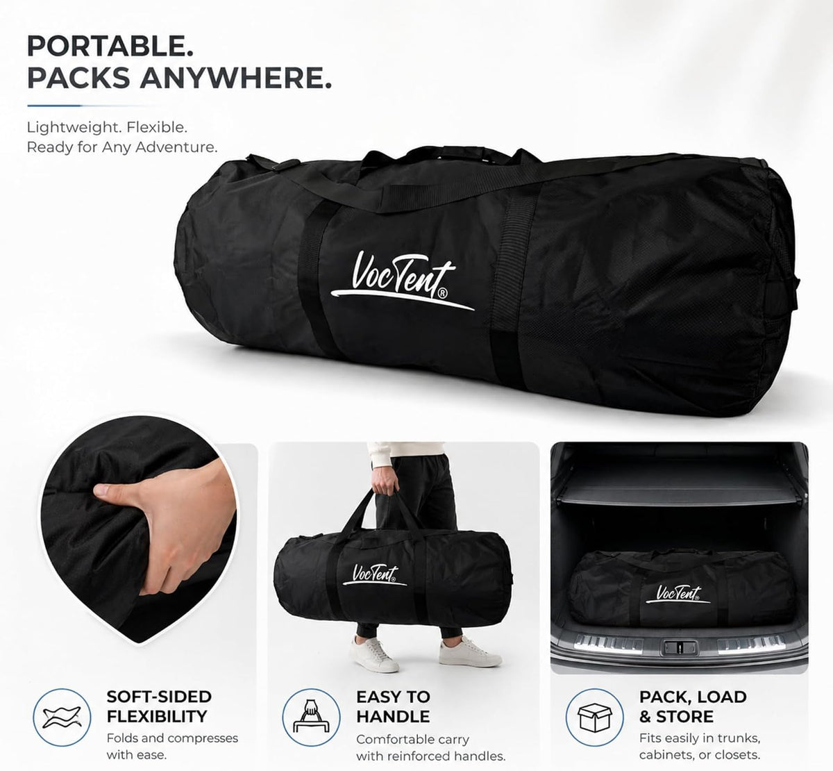 Extra Large Duffle Bag, 195L, XL Heavy Duty Travel Bag