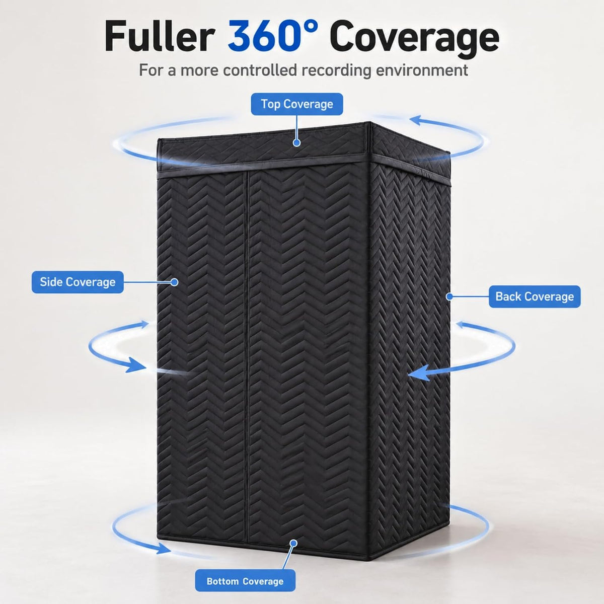 Portable Vocal Booth for Recording, Sound Booth for Home Studio