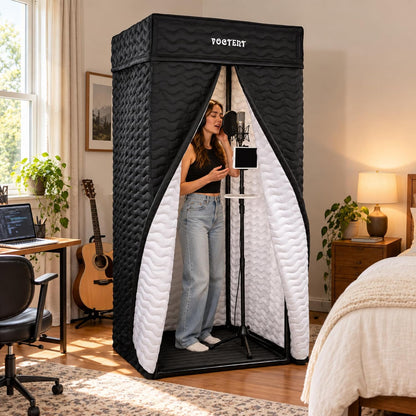 Portable Vocal Booth for Recording, Sound Booth for Home Studio