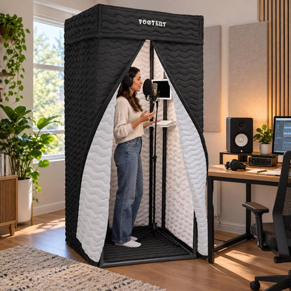 Portable Vocal Booth for Recording, Sound Booth for Home Studio