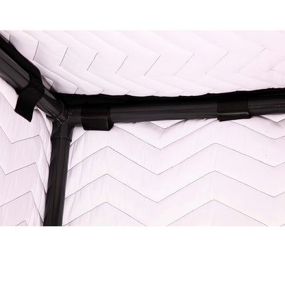 Voctent Portable Vocal Recording Booth – Studio-Grade Echo-Free Sound Booth - ZIGZAG BLACK & WHITE
