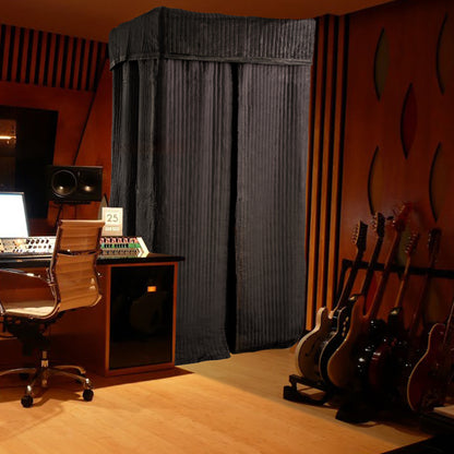 Portable Vocal Booth with Heavy Acoustic Booth for Audio / Music Recording – Sound Booth To Go