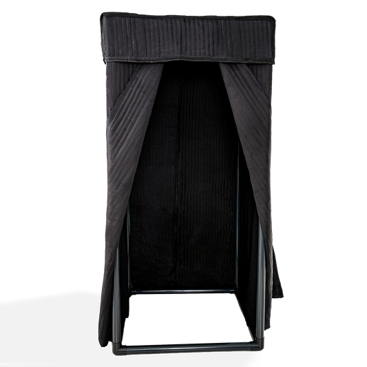 Portable Vocal Booth / Sound Dampening Recording Booth Studio Equipment for Crisp Dry Echo Free Vocals at Home & On the Road – Easy to Assemble & Travel Bag Included